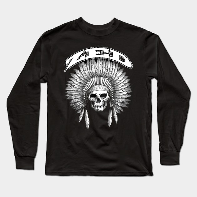 ZED - Native Head Dress Long Sleeve T-Shirt by ZEDISDED